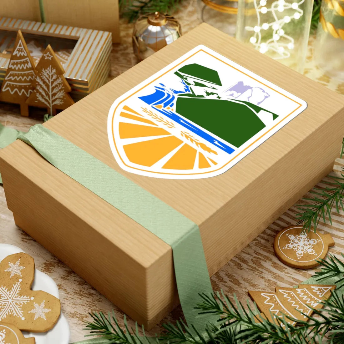 Vukosavlje grb (Bosnia and Herzegovina) (Coat of Arms) STICKER Vinyl Kiss-Cut Decal - The Sticker Space