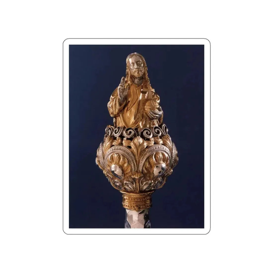 VUYSTINCK, Johannes - Ceremonial staff (Artwork) STICKER Vinyl Die-Cut Decal White Die-Cut 3 Inch - The Sticker Space