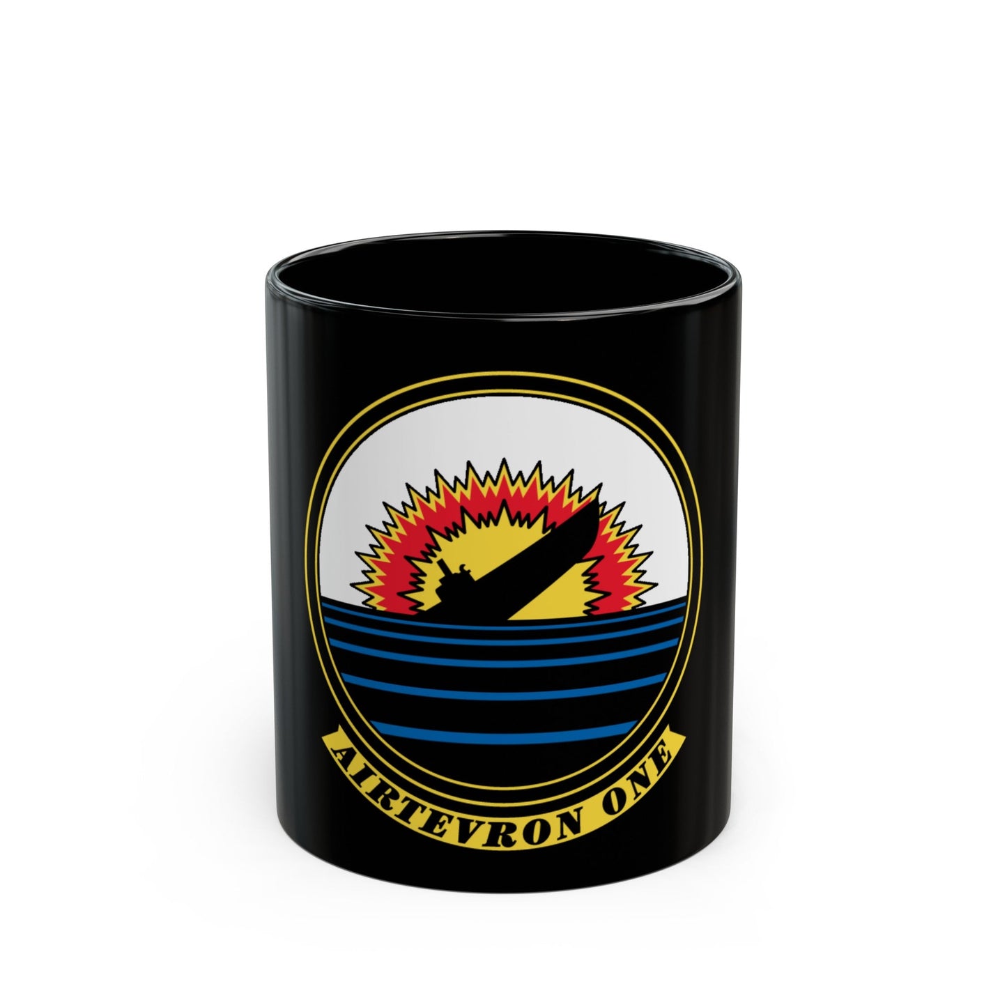 VX 1 Pioneers (U.S. Navy) Black Coffee Mug-11oz-The Sticker Space