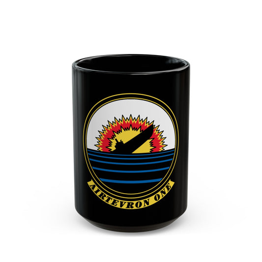 VX 1 Pioneers (U.S. Navy) Black Coffee Mug-15oz-The Sticker Space