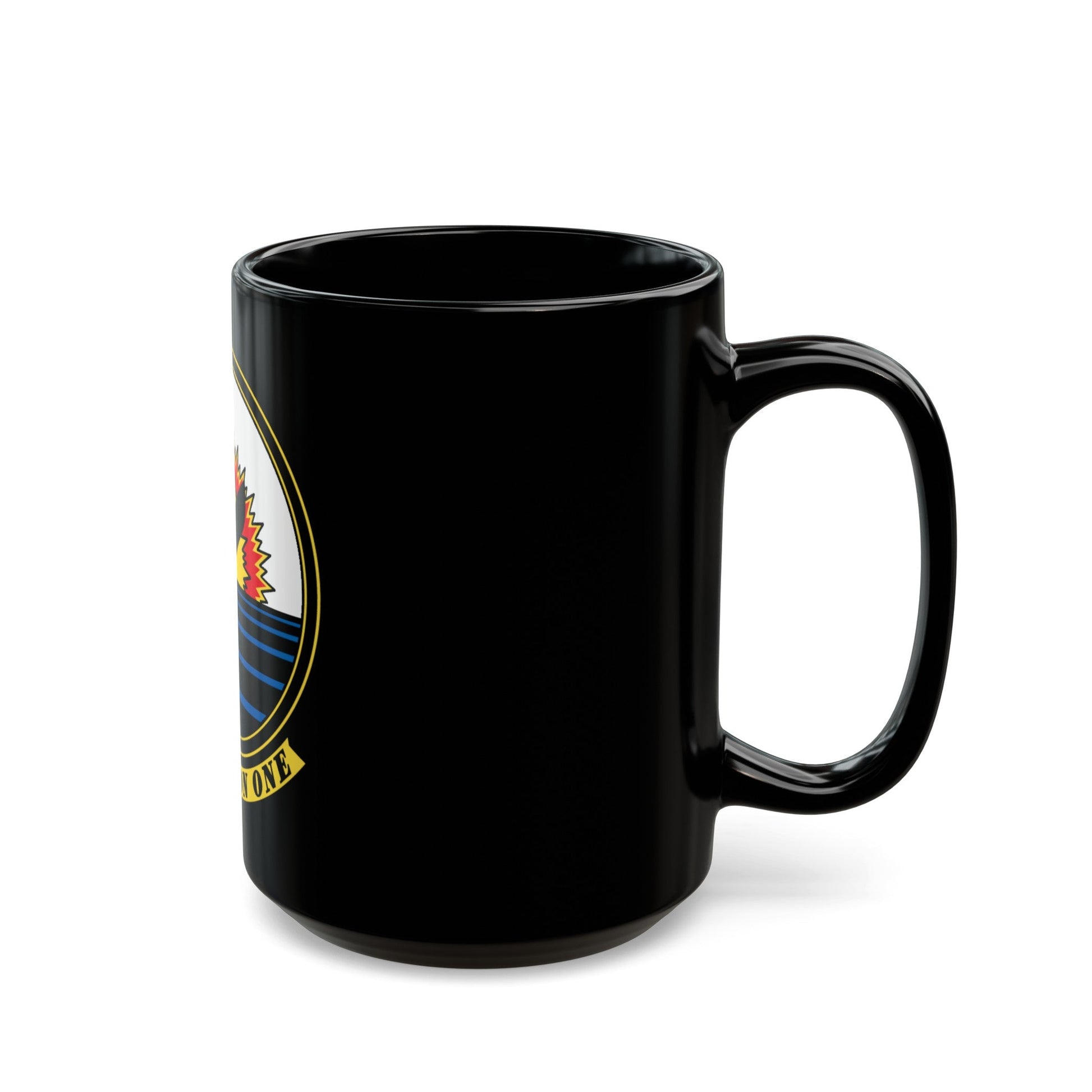 VX 1 Pioneers (U.S. Navy) Black Coffee Mug-The Sticker Space