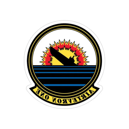 VX 1 Pioneers (U.S. Navy) REVERSE PRINT Transparent Die-Cut STICKER 5 Inch Die-Cut Transparent - The Sticker Space