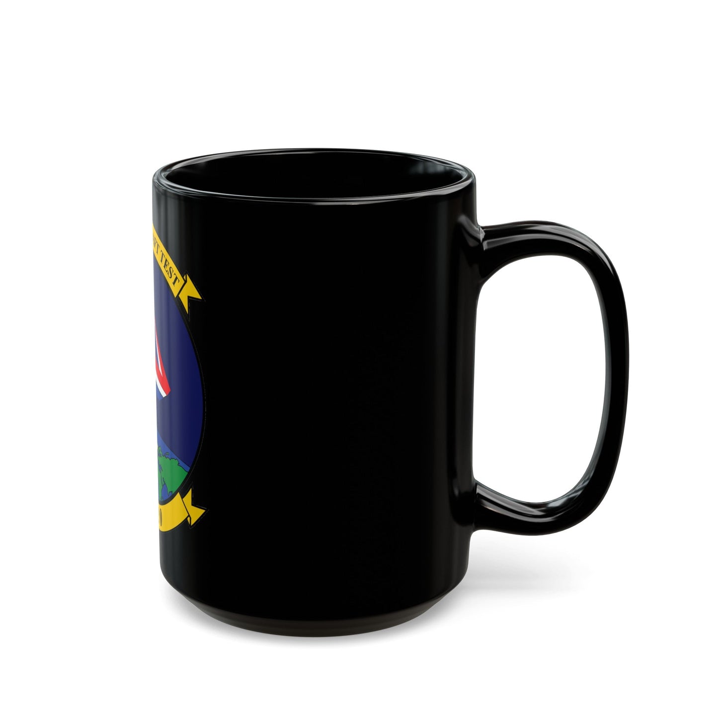 VX 20 Force (U.S. Navy) Black Coffee Mug-The Sticker Space