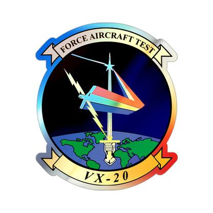 VX 20 Force (U.S. Navy) Holographic STICKER Die-Cut Vinyl Decal-2 Inch-The Sticker Space