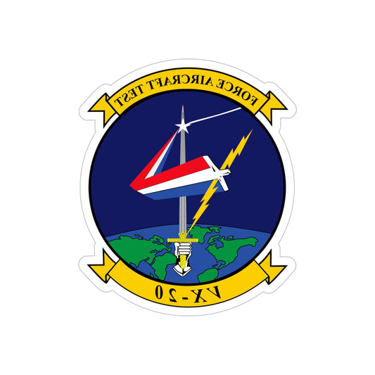 VX 20 Force (U.S. Navy) REVERSE PRINT Transparent STICKER