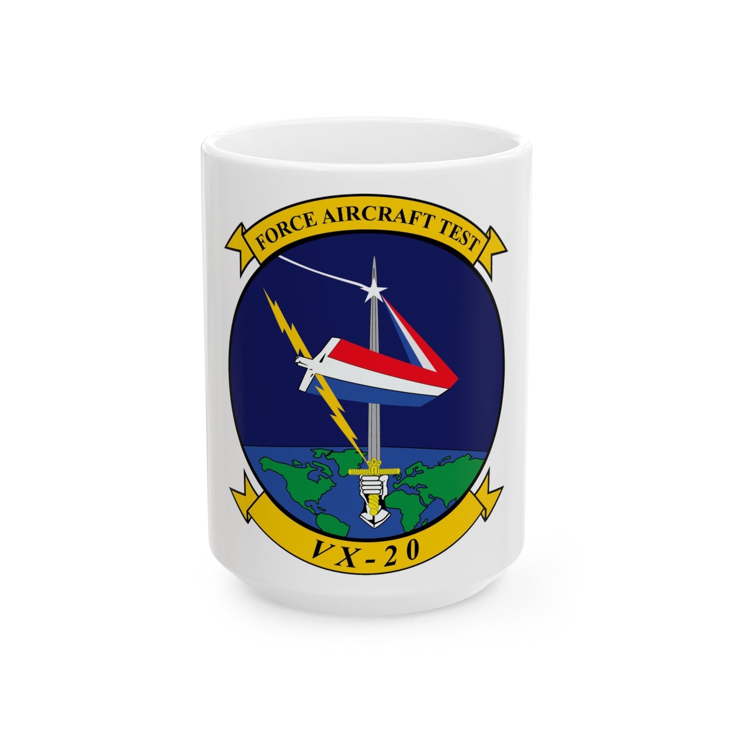 VX 20 Force (U.S. Navy) White Coffee Mug-15oz-The Sticker Space