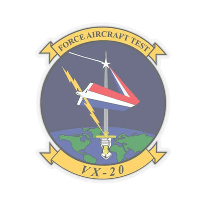 VX 20 Force (U.S. Navy) STICKER Vinyl Kiss-Cut Decal 2 Inch Transparent - The Sticker Space