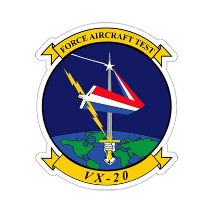 VX 20 Force (U.S. Navy) STICKER Vinyl Kiss-Cut Decal 2 Inch White - The Sticker Space