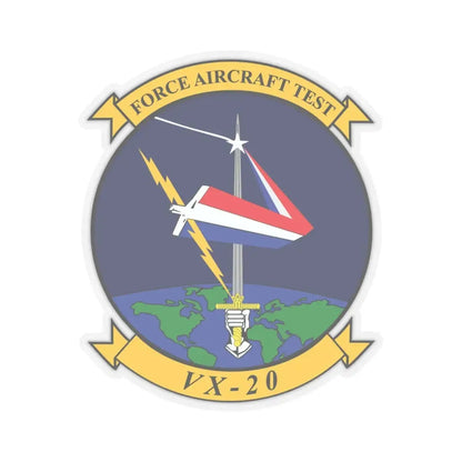 VX 20 Force (U.S. Navy) STICKER Vinyl Kiss-Cut Decal 4 Inch Transparent - The Sticker Space