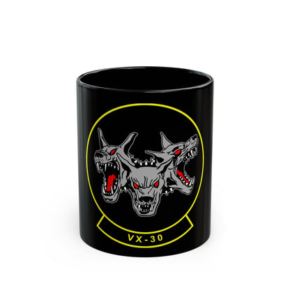 VX 30 Bloodhounds (U.S. Navy) Black Coffee Mug-11oz-The Sticker Space