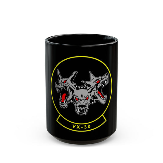 VX 30 Bloodhounds (U.S. Navy) Black Coffee Mug-15oz-The Sticker Space