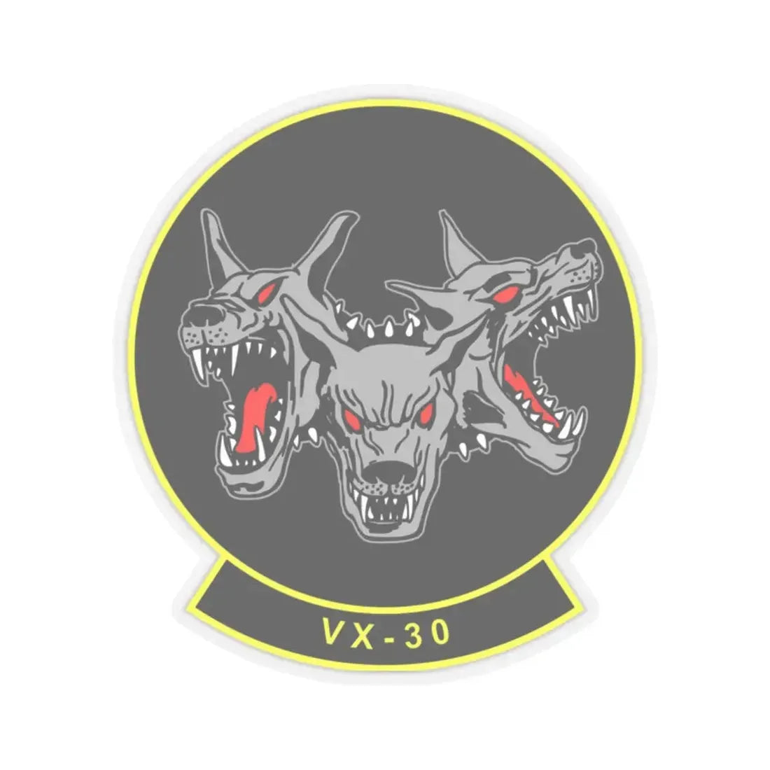 VX 30 Bloodhounds (U.S. Navy) STICKER Vinyl Kiss-Cut Decal 2 Inch Transparent - The Sticker Space