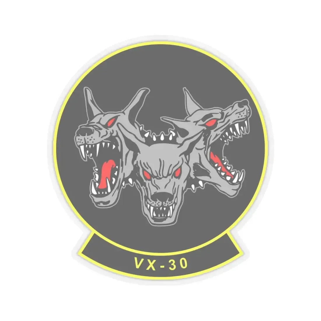 VX 30 Bloodhounds (U.S. Navy) STICKER Vinyl Kiss-Cut Decal 6 Inch Transparent - The Sticker Space