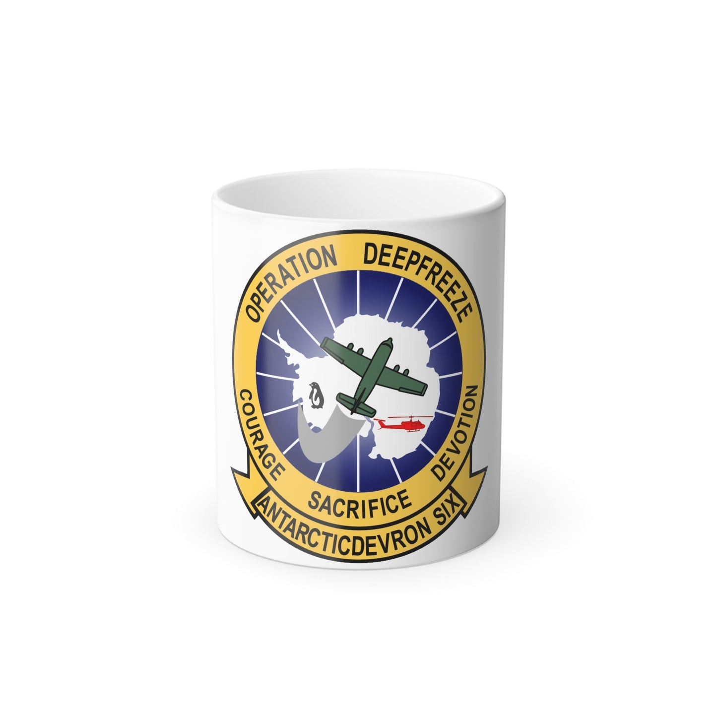 VXE 6 Puckered Penguins (U.S. Navy) Color Changing Mug 11oz-11oz-The Sticker Space