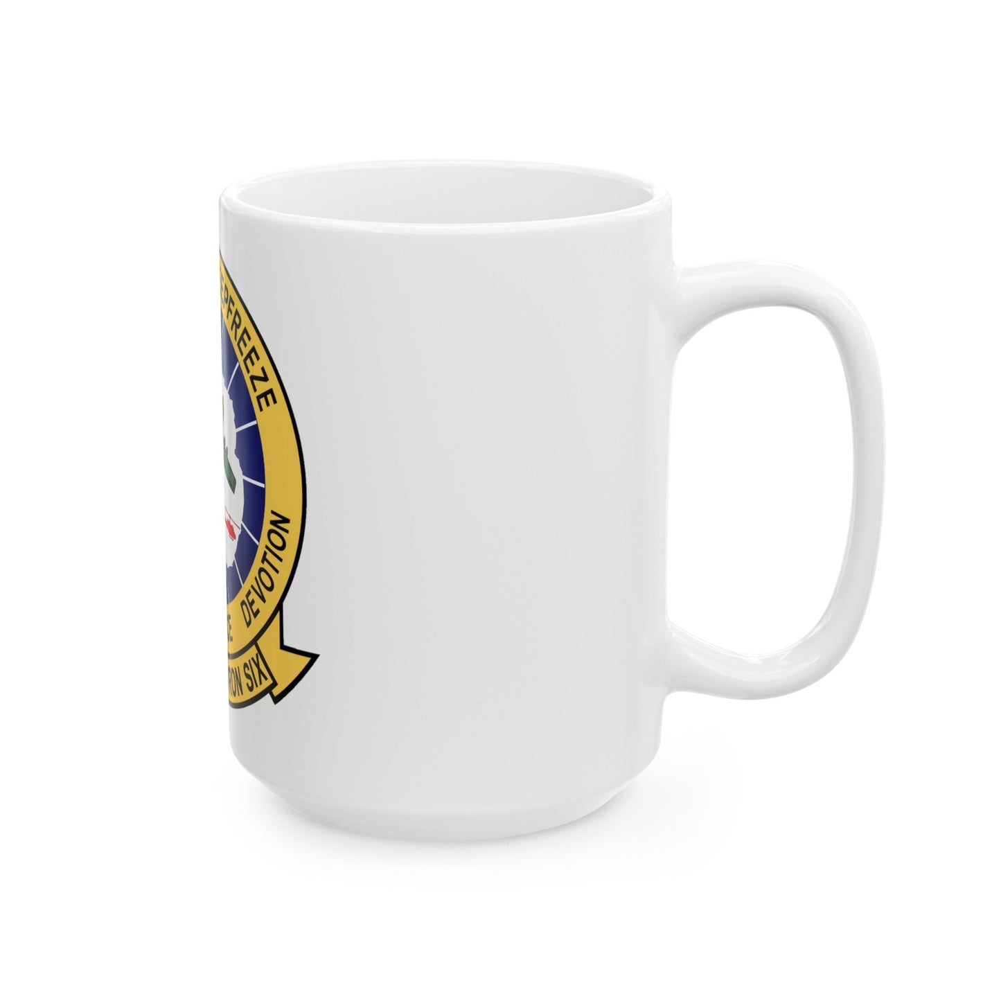 VXE 6 Puckered Penguins (U.S. Navy) White Coffee Mug-The Sticker Space