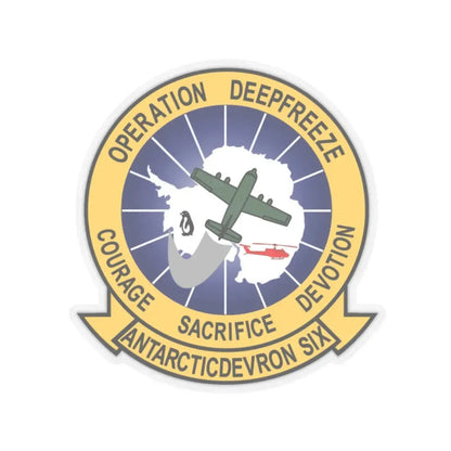 VXE 6 Puckered Penguins (U.S. Navy) STICKER Vinyl Kiss-Cut Decal 2 Inch Transparent - The Sticker Space