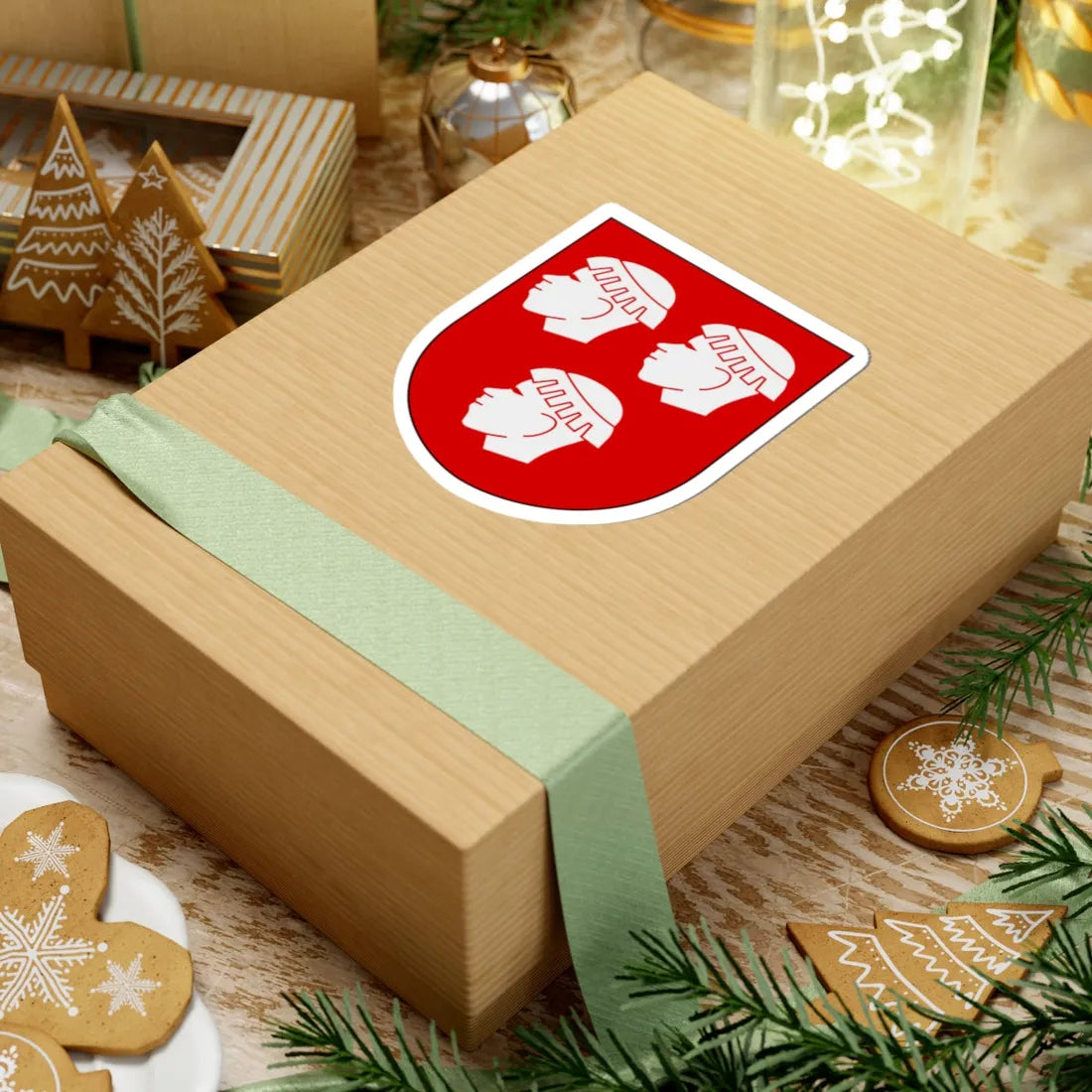 Växjö stift vapen (Sweden) (Coat of Arms) STICKER Vinyl Kiss-Cut Decal - The Sticker Space