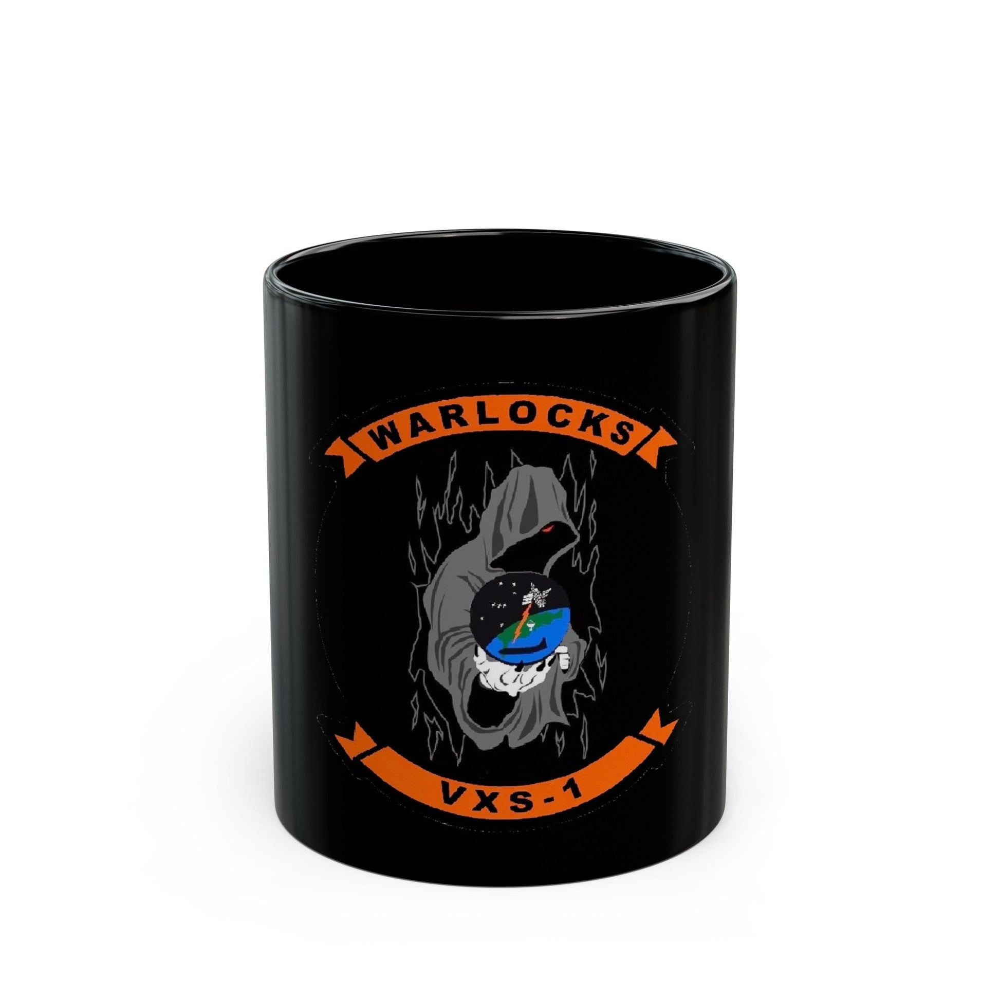VXS 1 Warlocks (U.S. Navy) Black Coffee Mug-11oz-The Sticker Space
