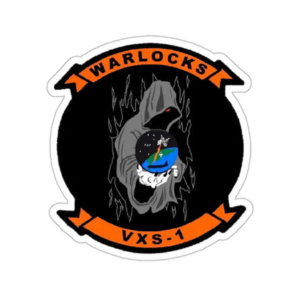 VXS 1 Warlocks (U.S. Navy) STICKER Vinyl Kiss-Cut Decal 2 Inch White - The Sticker Space