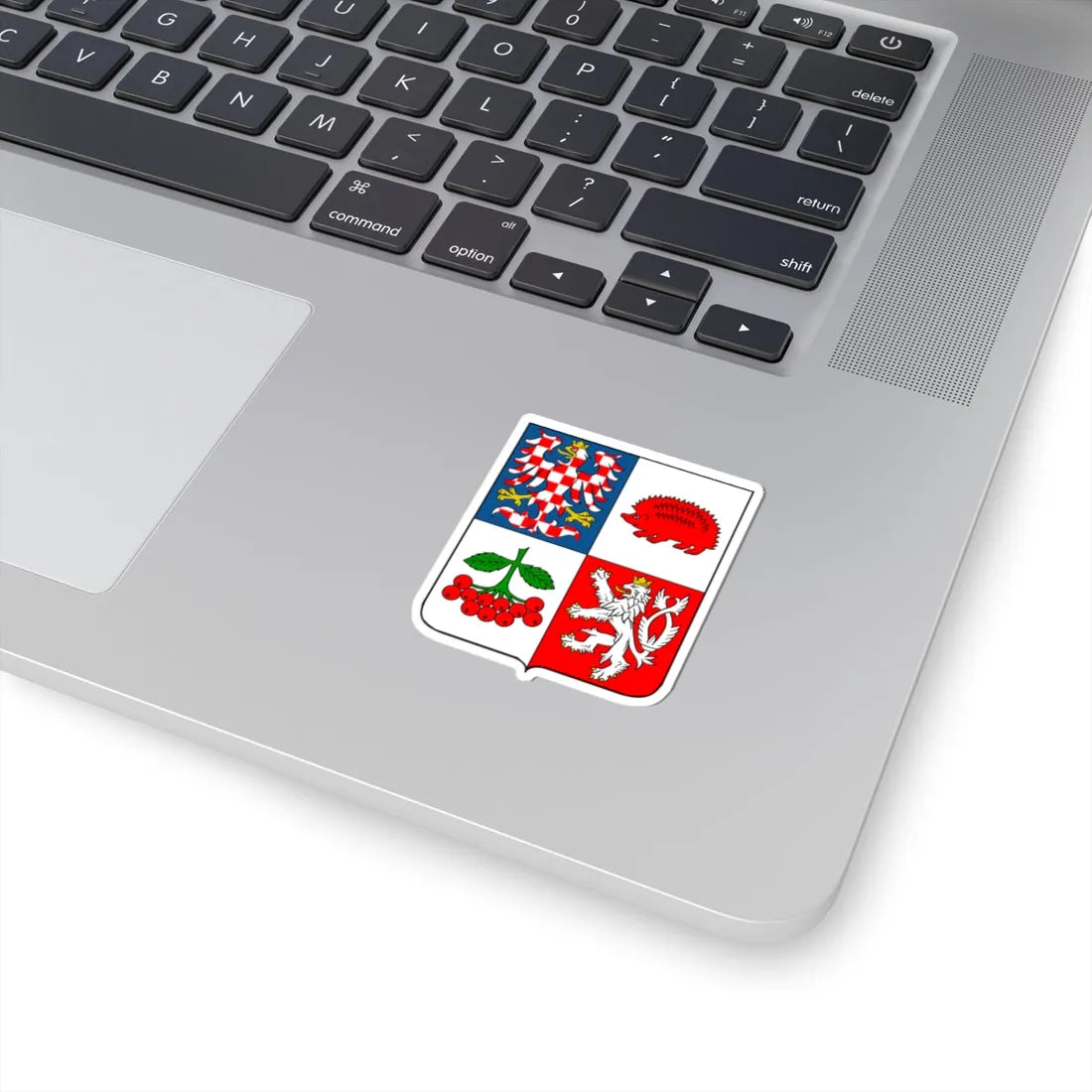 Vysocina Region CoA CZ (Czech Republic) (Coat of Arms) STICKER Vinyl Kiss-Cut Decal - The Sticker Space