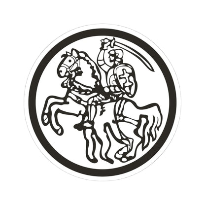 Vytis 1918 (Belarus) (Coat of Arms) STICKER Vinyl Kiss-Cut Decal 4 Inch White - The Sticker Space