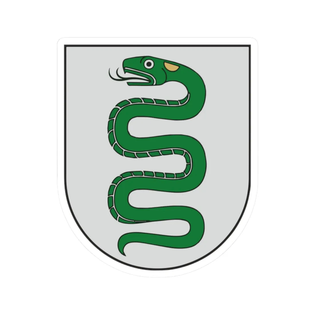 Vyžuonos herbas (Lithuania) (Coat of Arms) STICKER Vinyl Kiss-Cut Decal 2 Inch White - The Sticker Space