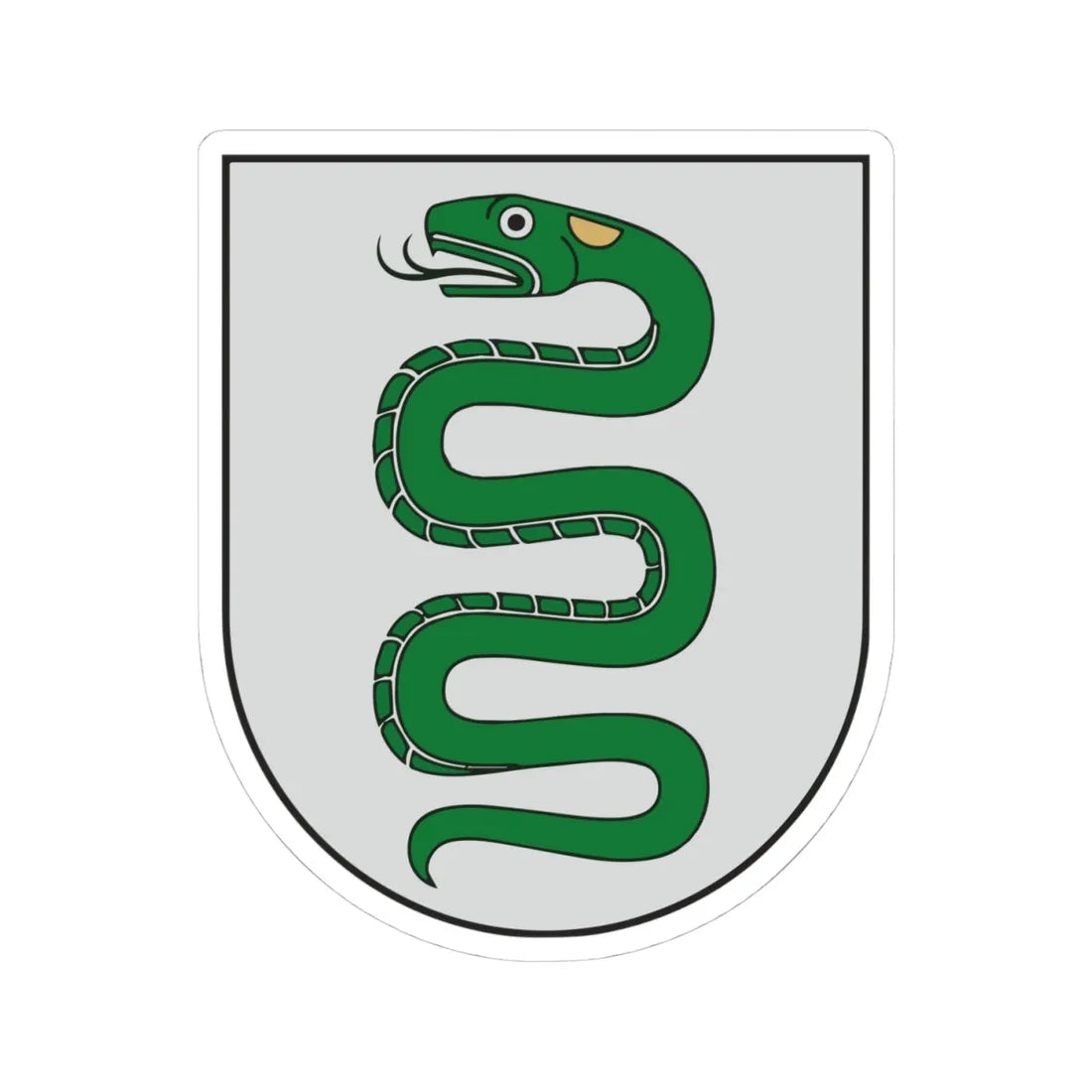 Vyžuonos herbas (Lithuania) (Coat of Arms) STICKER Vinyl Kiss-Cut Decal 4 Inch White - The Sticker Space