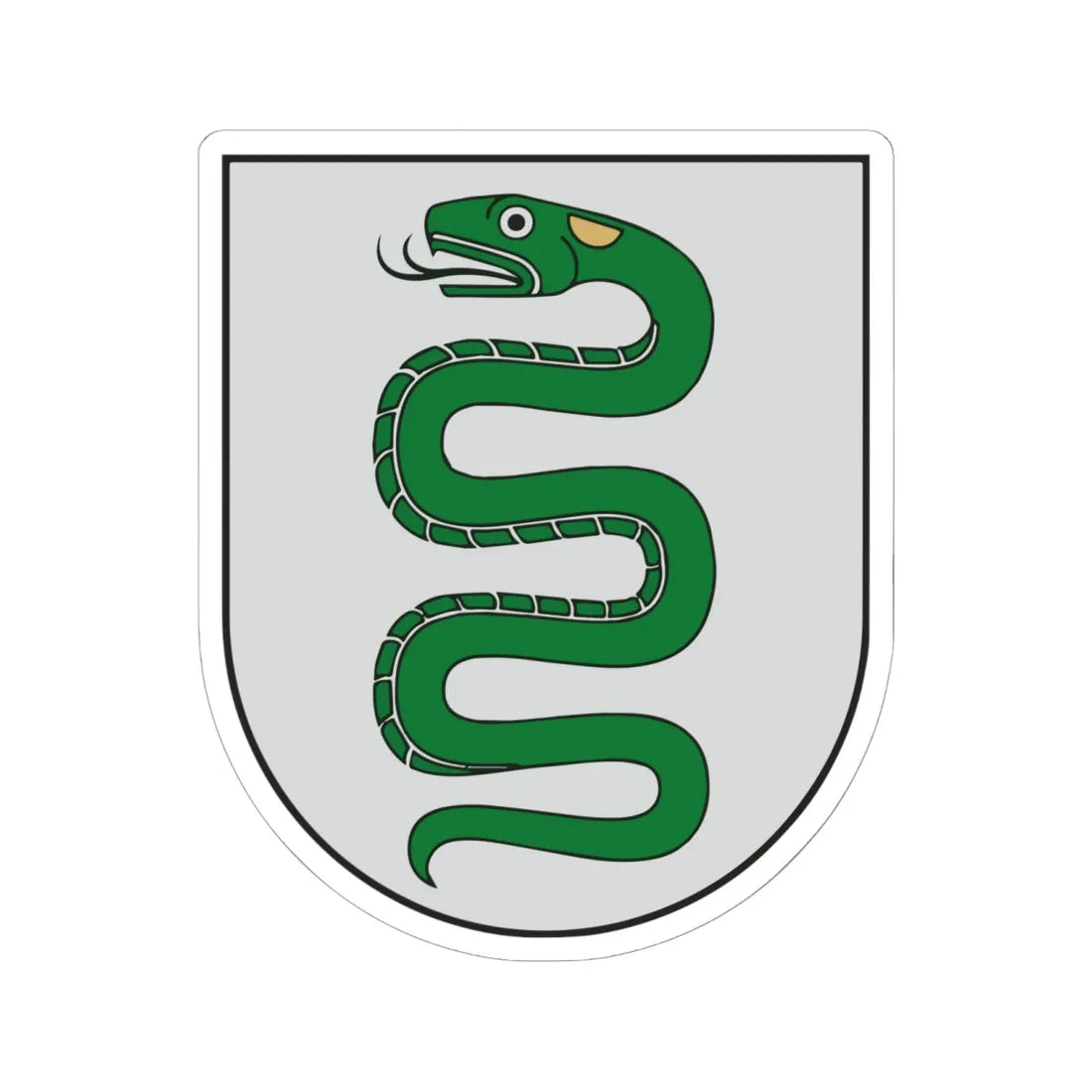 Vyžuonos herbas (Lithuania) (Coat of Arms) STICKER Vinyl Kiss-Cut Decal 6 Inch White - The Sticker Space