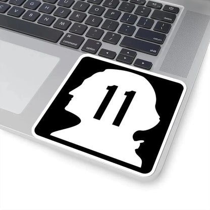 WA-11 (Washington) (Road Sign) STICKER Vinyl Kiss-Cut Decal - The Sticker Space