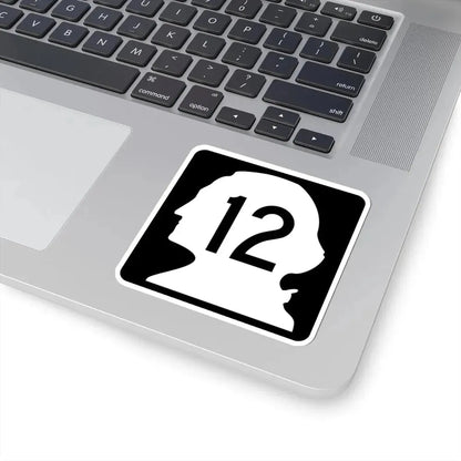 WA-12 (Washington) (Road Sign) STICKER Vinyl Kiss-Cut Decal - The Sticker Space