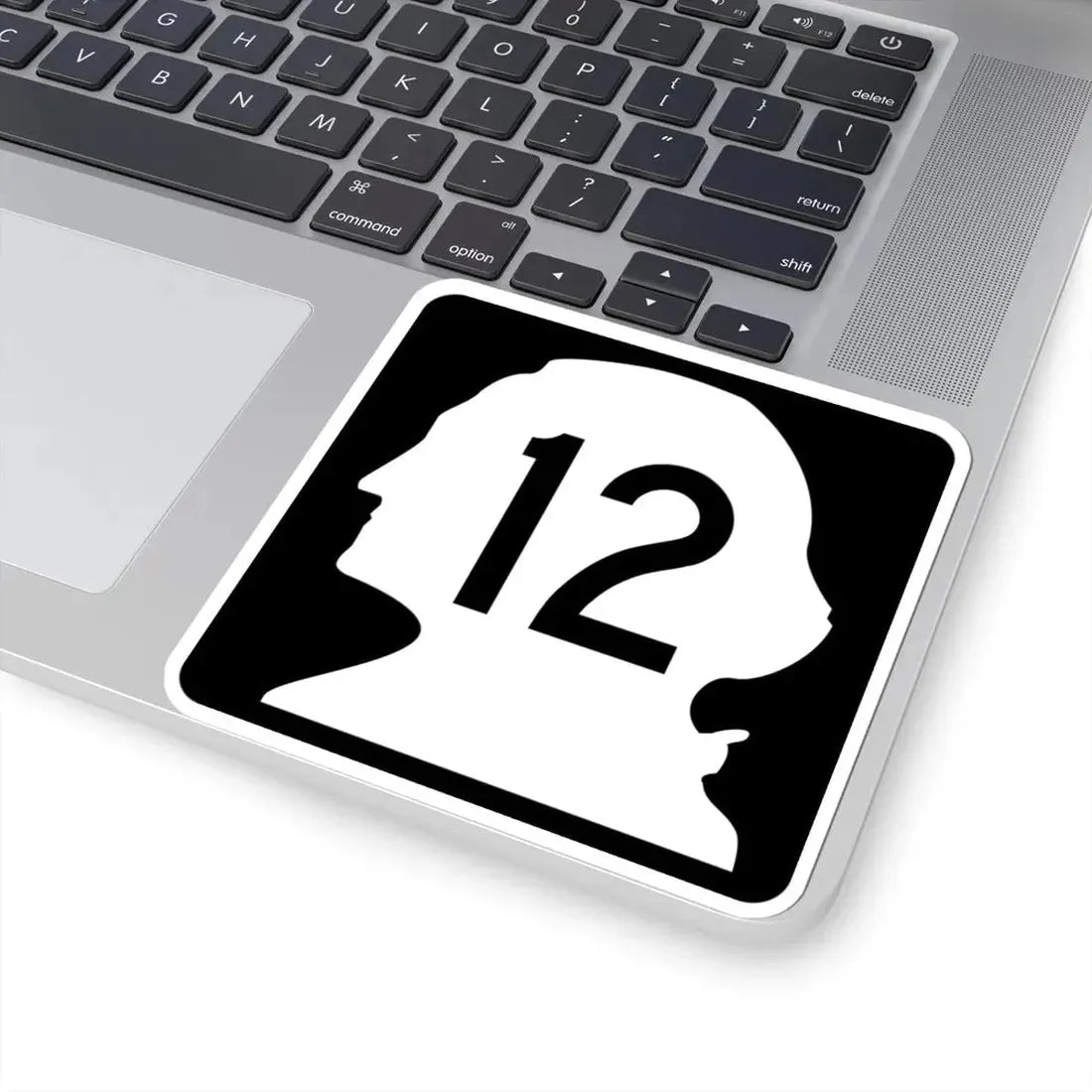 WA-12 (Washington) (Road Sign) STICKER Vinyl Kiss-Cut Decal - The Sticker Space