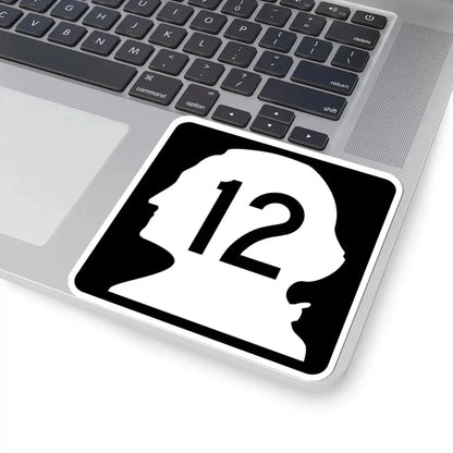 WA-12 (Washington) (Road Sign) STICKER Vinyl Kiss-Cut Decal - The Sticker Space