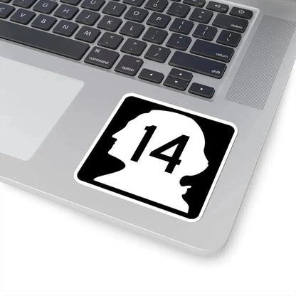 WA-14 (Washington) (Road Sign) STICKER Vinyl Kiss-Cut Decal - The Sticker Space