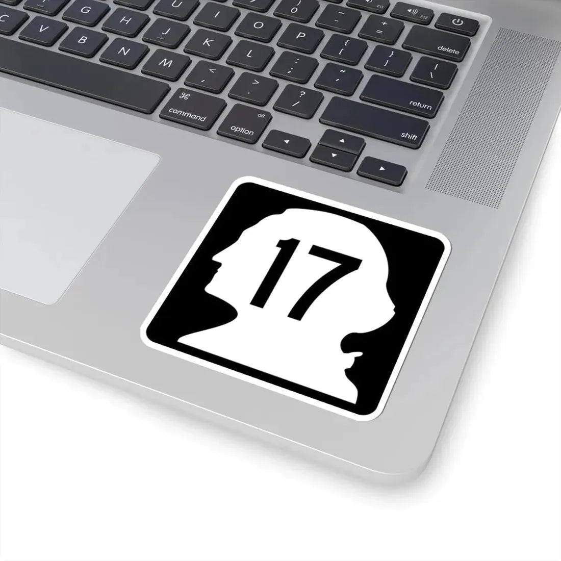 WA-17 (Washington) (Road Sign) STICKER Vinyl Kiss-Cut Decal - The Sticker Space