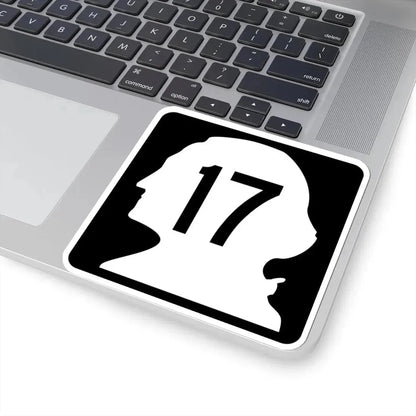 WA-17 (Washington) (Road Sign) STICKER Vinyl Kiss-Cut Decal - The Sticker Space