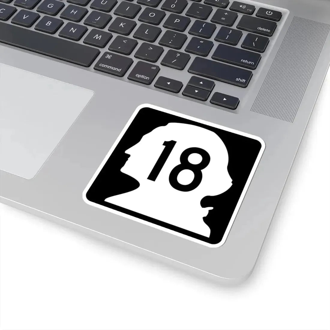 WA-18 (Washington) (Road Sign) STICKER Vinyl Kiss-Cut Decal - The Sticker Space