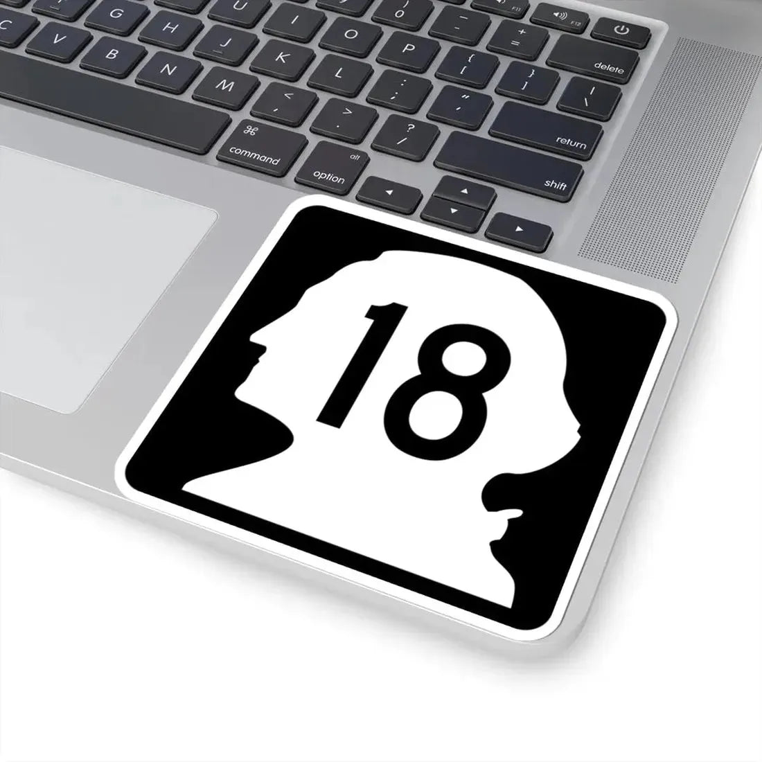 WA-18 (Washington) (Road Sign) STICKER Vinyl Kiss-Cut Decal - The Sticker Space