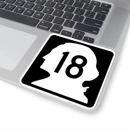 WA-18 (Washington) (Road Sign) STICKER Vinyl Kiss-Cut Decal - The Sticker Space