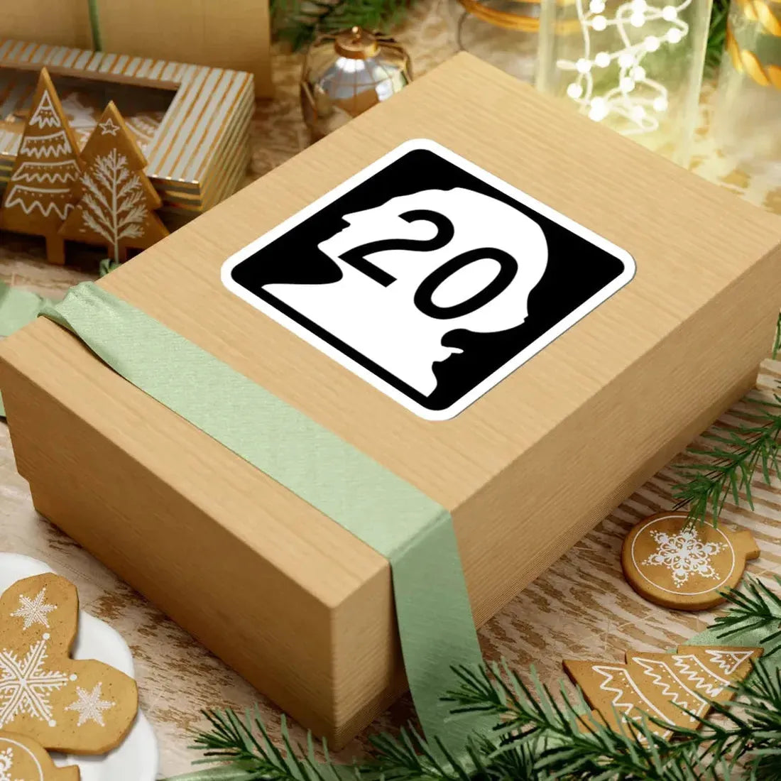 WA-20 (Washington) (Road Sign) STICKER Vinyl Kiss-Cut Decal - The Sticker Space