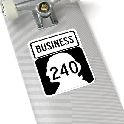 WA-240 Business (Washington) (Road Sign) STICKER Vinyl Kiss-Cut Decal - The Sticker Space