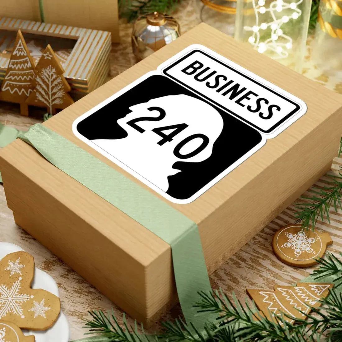 WA-240 Business (Washington) (Road Sign) STICKER Vinyl Kiss-Cut Decal - The Sticker Space