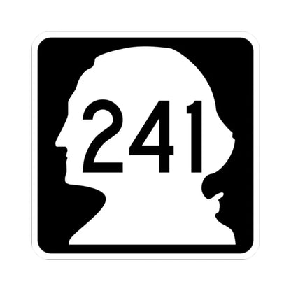 WA-241 (Washington) (Road Sign) STICKER Vinyl Kiss-Cut Decal 2 Inch White - The Sticker Space