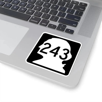 WA-243 (Washington) (Road Sign) STICKER Vinyl Kiss-Cut Decal - The Sticker Space