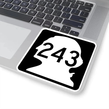 WA-243 (Washington) (Road Sign) STICKER Vinyl Kiss-Cut Decal - The Sticker Space