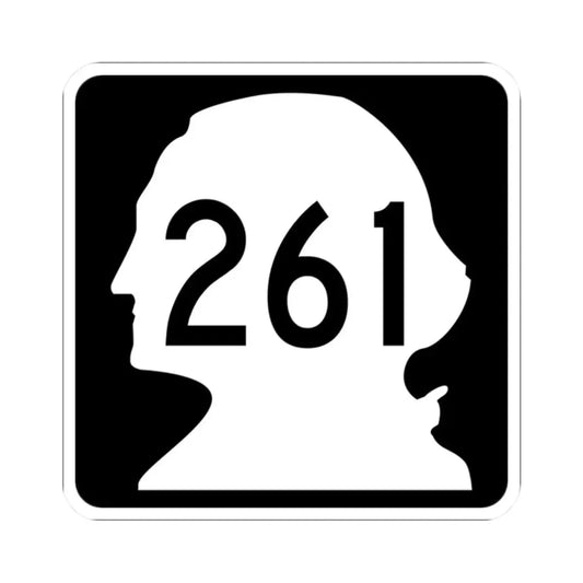 WA-261 (Washington) (Road Sign) STICKER Vinyl Kiss-Cut Decal 2 Inch White - The Sticker Space