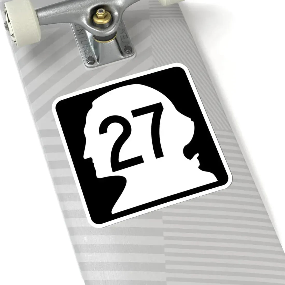 WA-27 (Washington) (Road Sign) STICKER Vinyl Kiss-Cut Decal - The Sticker Space