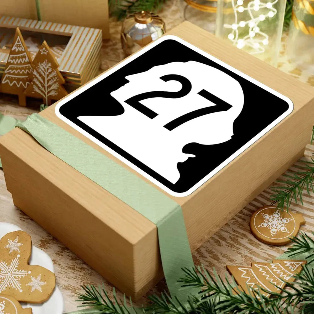 WA-27 (Washington) (Road Sign) STICKER Vinyl Kiss-Cut Decal - The Sticker Space