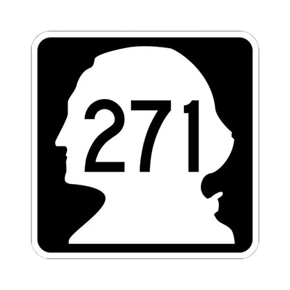 WA-271 (Washington) (Road Sign) STICKER Vinyl Kiss-Cut Decal 6 Inch White - The Sticker Space