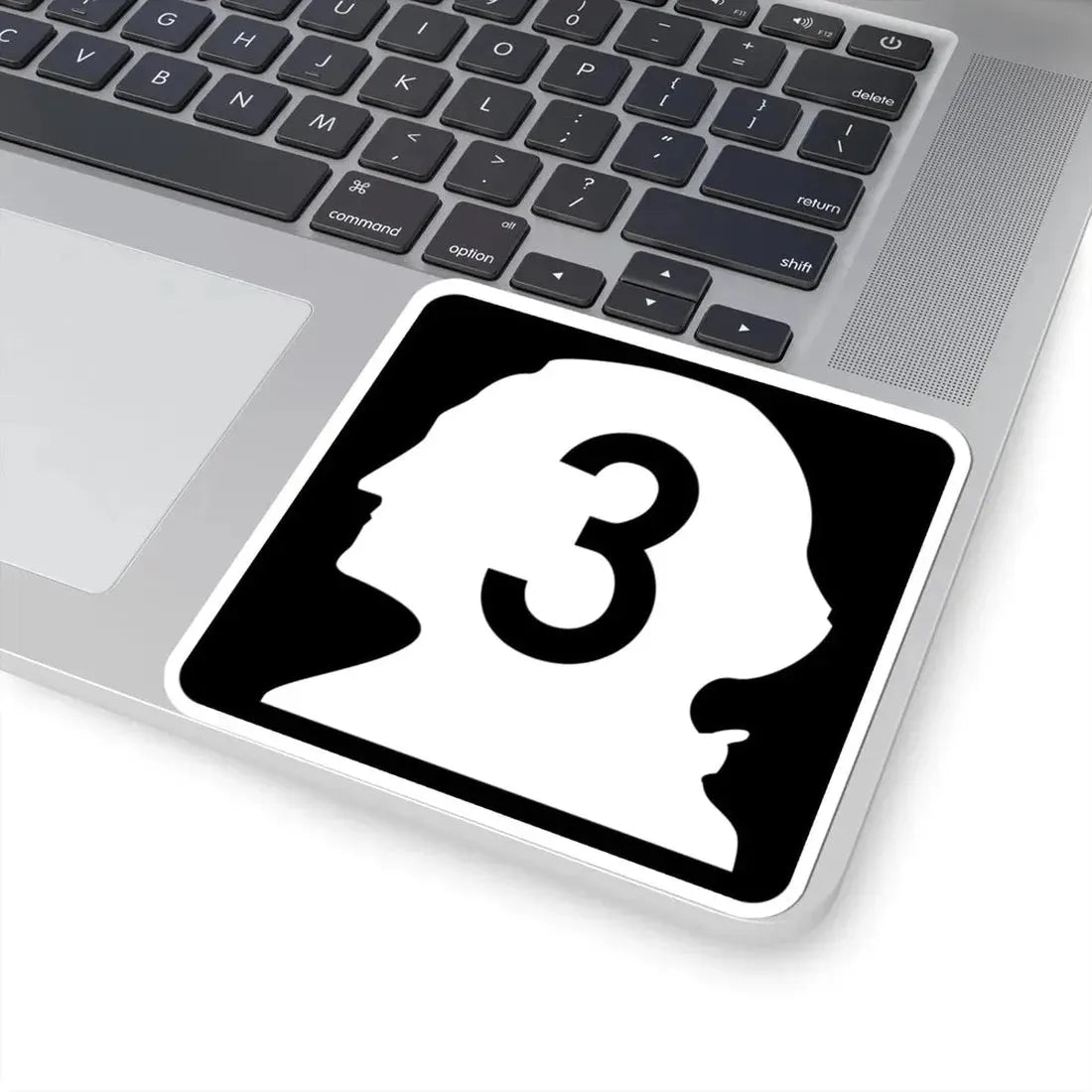 WA-3 (Washington) (Road Sign) STICKER Vinyl Kiss-Cut Decal - The Sticker Space