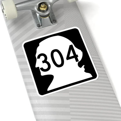 WA-304 (Washington) (Road Sign) STICKER Vinyl Kiss-Cut Decal - The Sticker Space